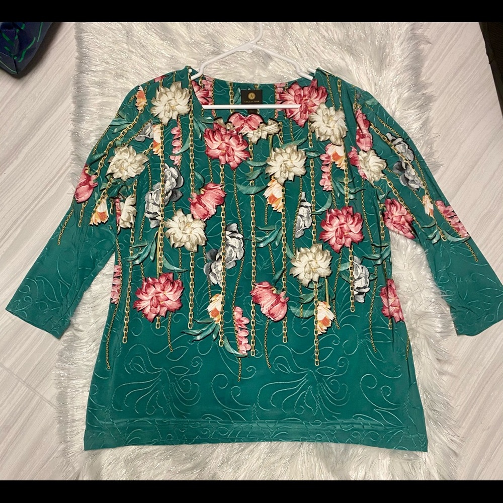 JM Collection tunic top